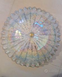 Plafoniera vetro iridato vintage 50 cm
