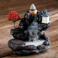 fontana brucia incenso a cascate 