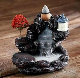 fontana brucia incenso a cascate 