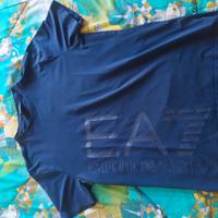 maglietta armani blu taglia L