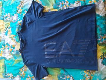 maglietta armani blu taglia L