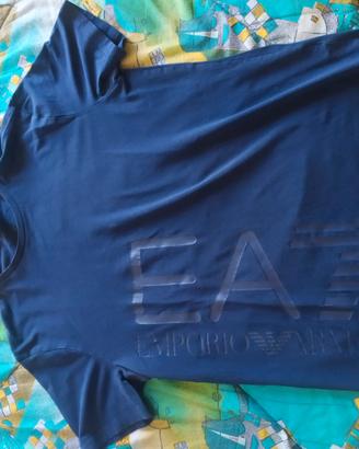 maglietta armani blu taglia L