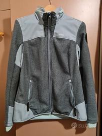 Giacca pile con cappuccio