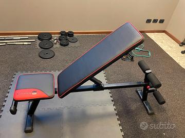 Kit Palestra Panca e Pesi
