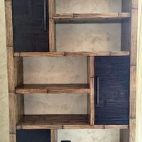 Libreria stile etnico bamboo