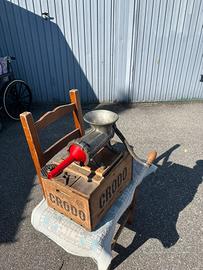 Tritacarne manuale Porkert n. 12 in ghisa vintage