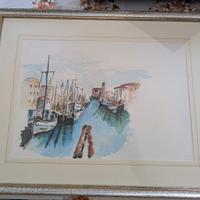 Quadro con scorcio di Chioggia