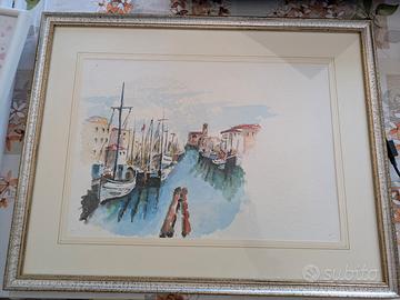 Quadro con scorcio di Chioggia