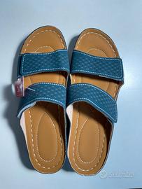Sandali donna azzurro avio - nuove