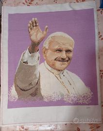 Ricamo Papa Giovanni Paolo II