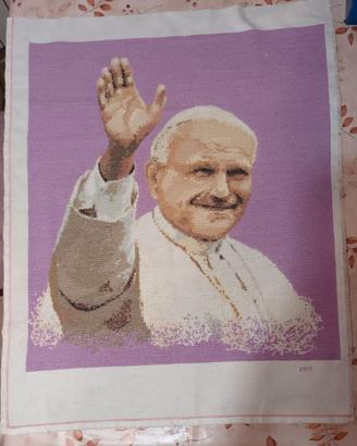 Ricamo Papa Giovanni Paolo II