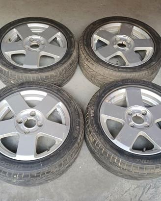 4 CERCHI IN LEGA FORD 4X108 FOCUS FIESTA 195 50 15