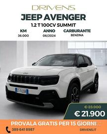 Jeep Avenger 1.2 Turbo Summit