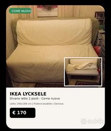 Divano Ikea 2 posti 