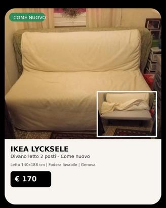 Divano Ikea 2 posti 