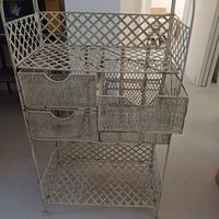 Mobile multiuso in ferro Shabby-chic
