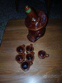 Servizio liquore Messicano vintage incompleto