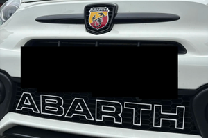 Scritta in 3D adesiva ABARTH