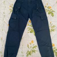 Pantaloni tattici per addetti vigilanza col.blu 50