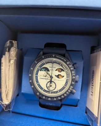 Omega swatch moonphase