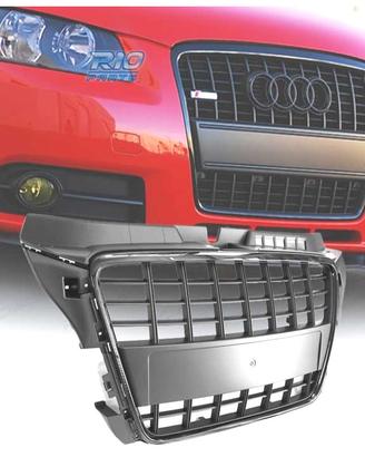 GRIGLIA AUDI A3 8P 8PA 08-12 LOOK S LINE NERO LUCI