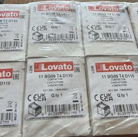 Lovato 11BG09T4D110 contattore 4P 9A AC3  20A AC1