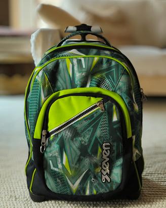 Zaino trolley scuola, marca Seven
