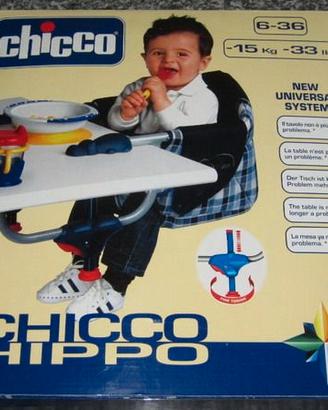 Seggiolino da tavolo Chicco Hippo aggiustabile. Fi