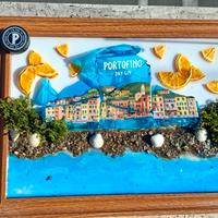 Quadro in resina con Gin Portofino