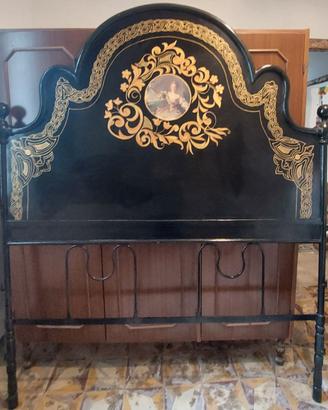 Letto vintage in ferro battuto