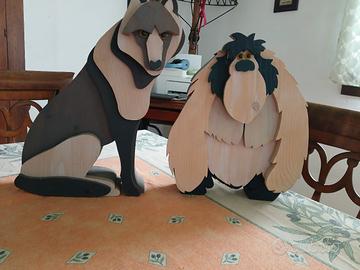 sculture in legno