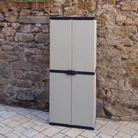 Mongardi Armadio Portascope 68x39,5x168 cm Grigio