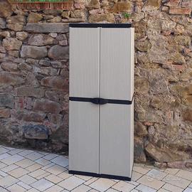 Mongardi Armadio Portascope 68x39,5x168 cm Grigio