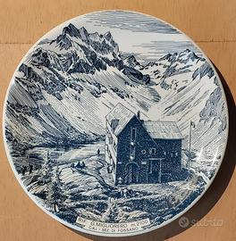 piatto decorativo Rifugio  Migliorero (CN)