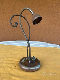 Lampada in ferro battuto