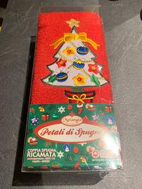 Asciugamani ricamati natalizi