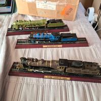 tre locomotive d'epoca