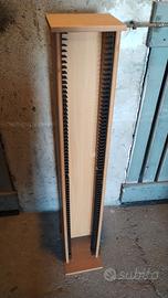torretta CD in legno noce chiaro 