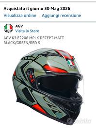 Casco  AGV tg S