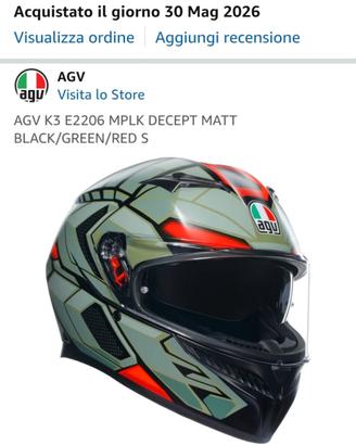 Casco  AGV tg S