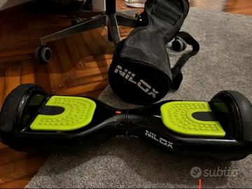 Nilox hoverboard verde e nero