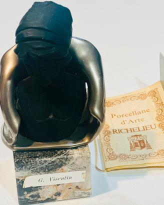 Statua in platino 950/1000 scultore G . Visentin
