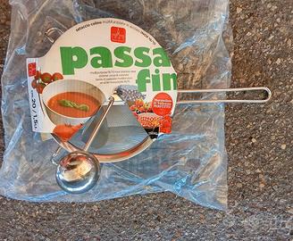 Passatutto con rete in accaio inox, nuovo
