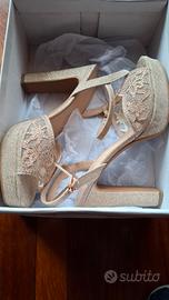 Sandali donna color bronzo n.39