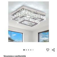 Plafoniera rettangolare moderna