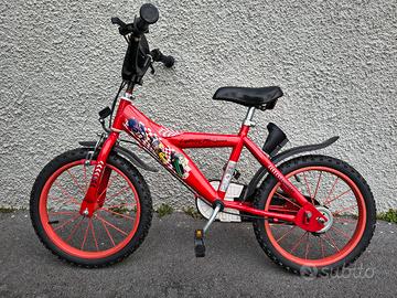 Bici bimbo "Cars" ruote 16pollici