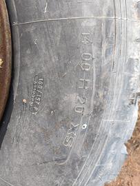 4 pneumatici 14.00 20 Michelin 