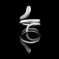 DAMIANI ANELLO ORO BIANCO 18 KT BRILLANTI 0.38 CT