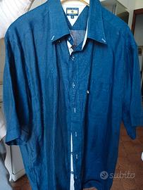 Camicia da uomo in lino taglia XL marca Navigare