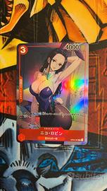 carta custom one piece nico robin bunny girl